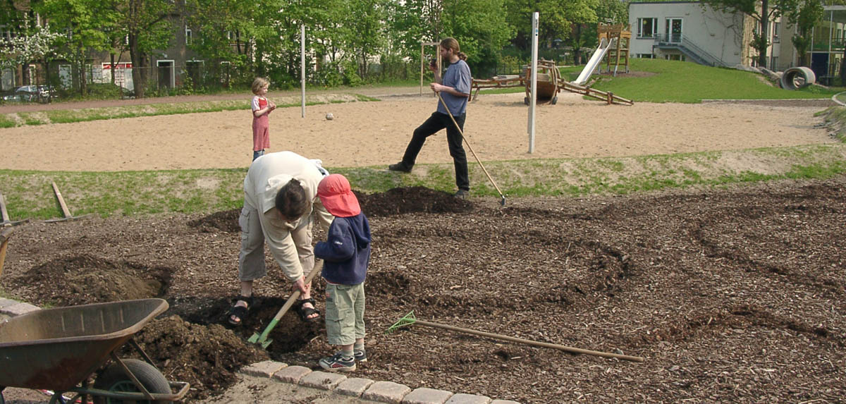 Pflanzaktion Picasso-Grundschule